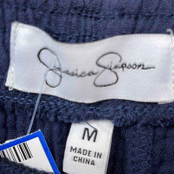 Jessica Simpson Navy Gauze Pants Size M - Picture 4 of 5